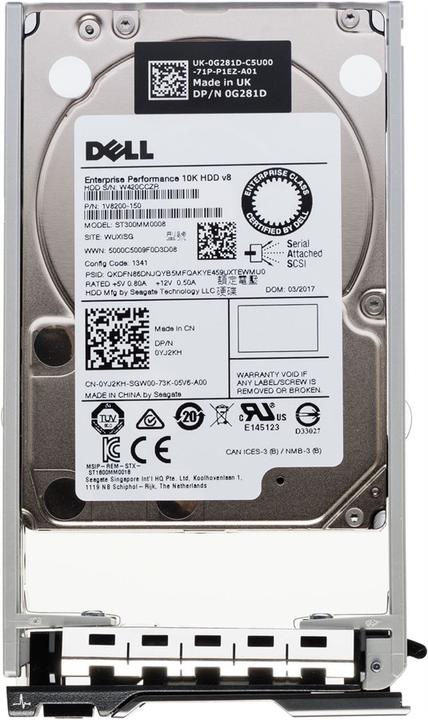 Productafbeelding Dell HD 1200 GB, SAS 12Gbps 10krpm (1.20 TB, 2.5")
