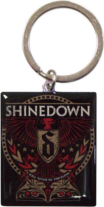 Actual product image Shinedown I Will Never Be Voiceless Photo Print Keyring