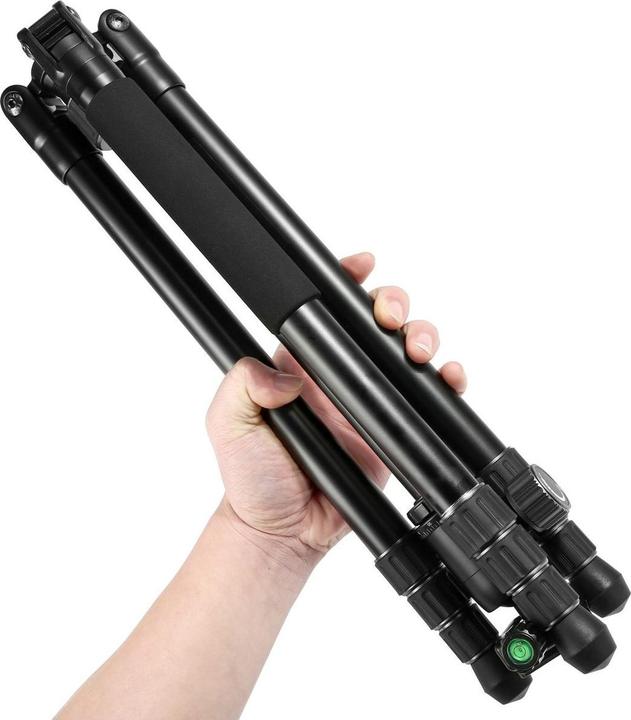 Actual product image Kingjoy G55C+Q20 Carbon Tripod (Plastic)