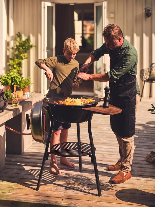 Actual product image Muurikka Gas Burner and Pan, High Legs, 48 cm