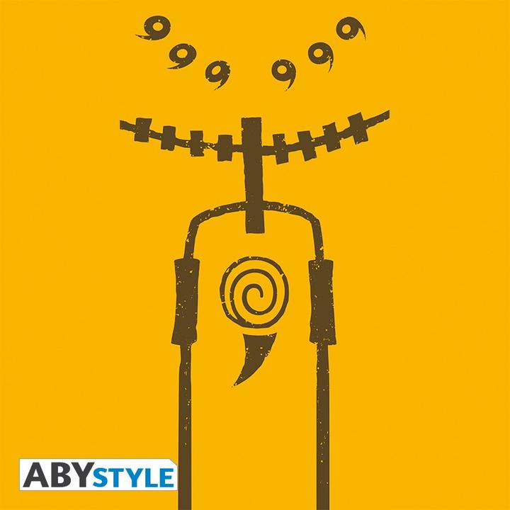 Actual product image ABYstyle NARUTO SHIPPUDEN - Tshirt Chakra Mode man SS yellow - premium (M)