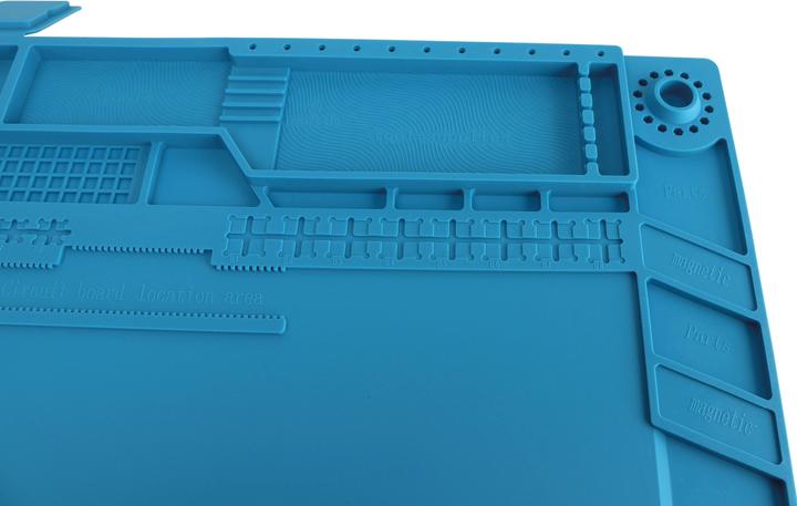 Produktbild Daytools Silikon-Lötmatte S-160C, 45x30 cm, blau