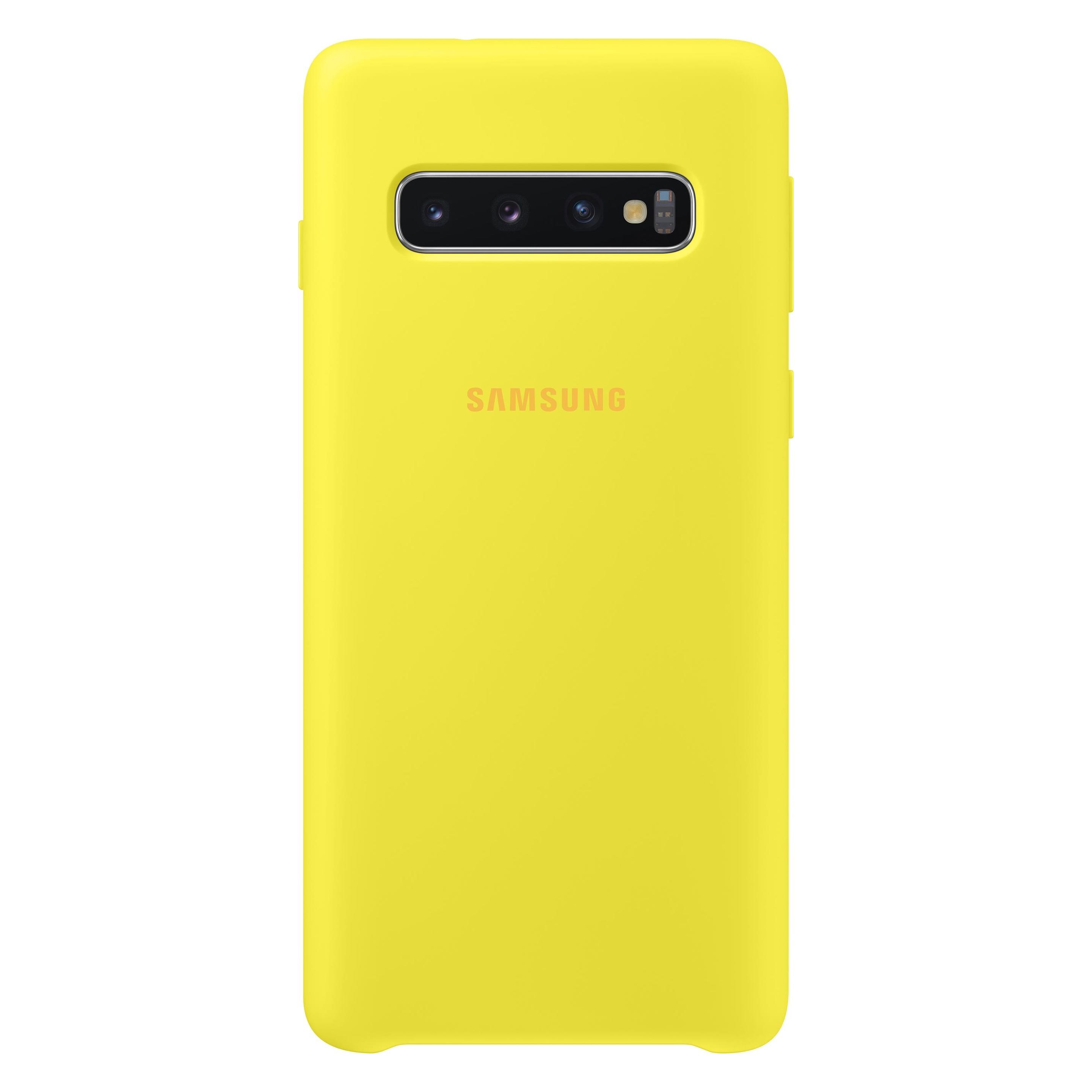 Samsung Silicone Cover (Samsung Galaxy S10+), Cover Smartphone, Giallo