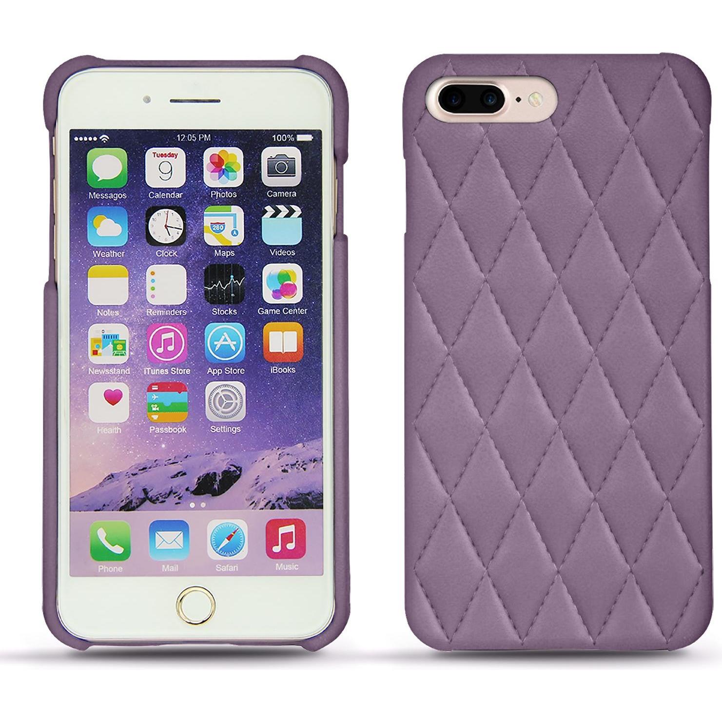 Thumbnail - Noreve Lederschutzhülle (Apple iPhone 7 Plus), Smartphone Hülle, Violett