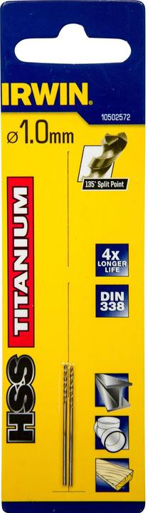 Actual product image Irwin Metal drill (1 millimetre)