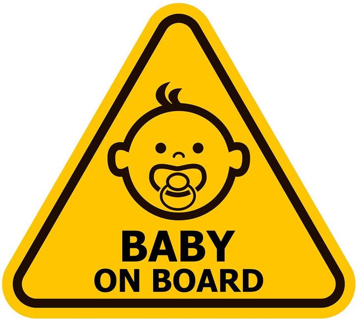 JTI Aufkleber Baby an Bord.