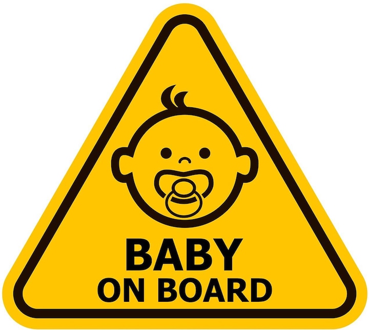 Produktbild JTI Aufkleber Baby an Bord.