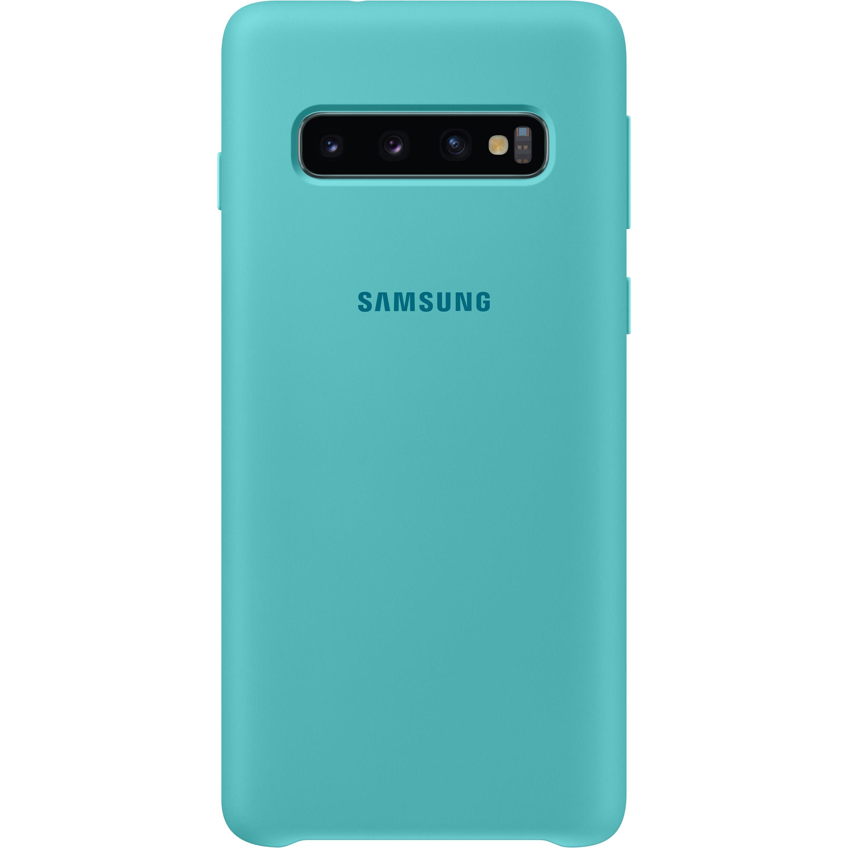 Samsung Silicone (Samsung Galaxy S10), Smartphone Hülle, Grün