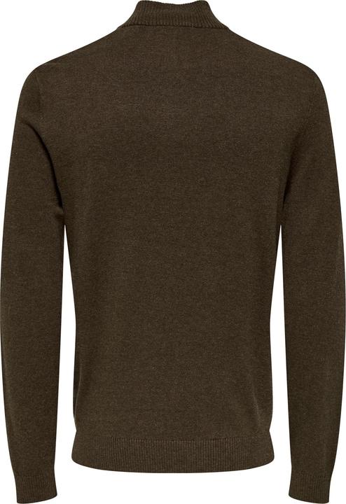 Produktbild Only & Sons Onsloui Reg 12 Mel Half Zip Knit Noos (M)