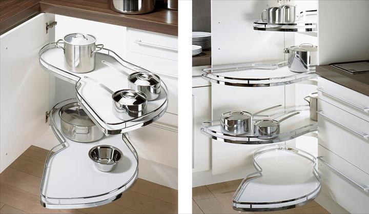 Productafbeelding Hettich Hoekelement carrousel met klep PEKA LeMans II Arena STYLE (1 Pcs.)