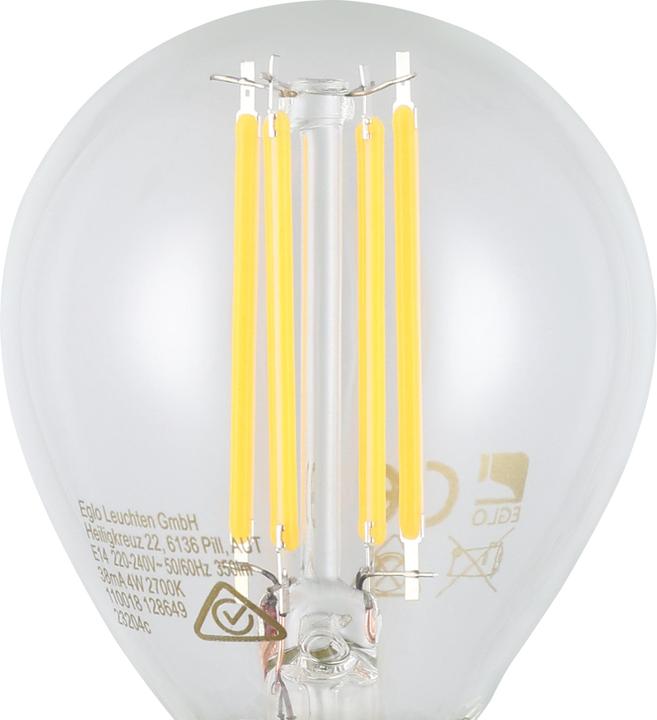 Immagine prodotto EGLO Lampadina LED E14 (E14, 4.90 W, 350 lm, 1 x, F)