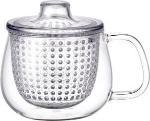 KINTO UNITEA Unimug - Mug with tea strainer 350ml transparent (0.35 l)