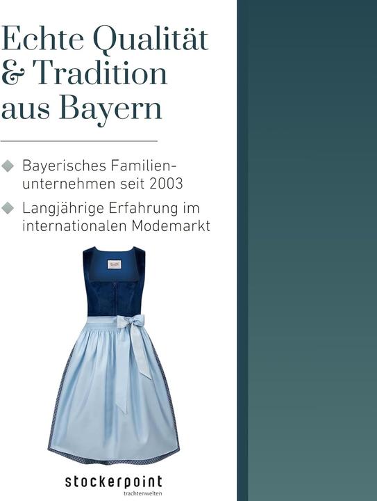 Produktbild Stockerpoint Dirndl Aida, blauw, 44 (44)