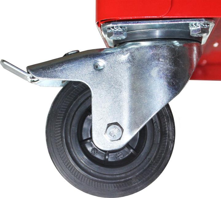 Actual product image ADB Basic workshop trolley red 7 drawers (1x)