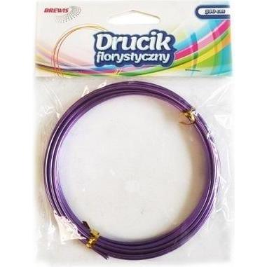 Brewis, Filo, Blumendrähte 3mx2mm lila (3 m)