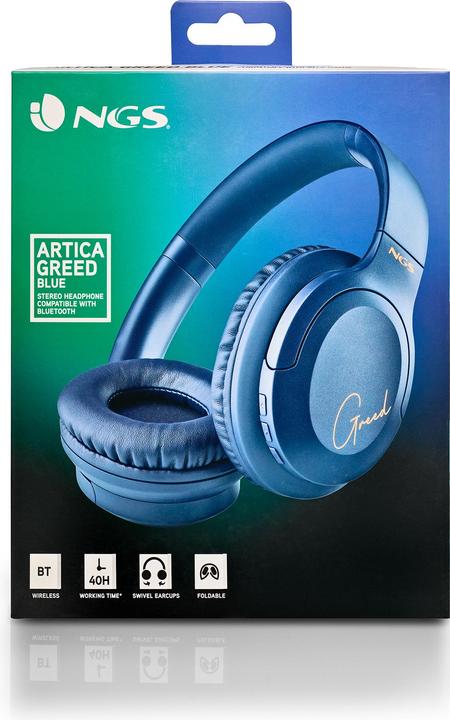 Image du produit NGS Artica greed blue (40 h, Filaire, Sans fil)