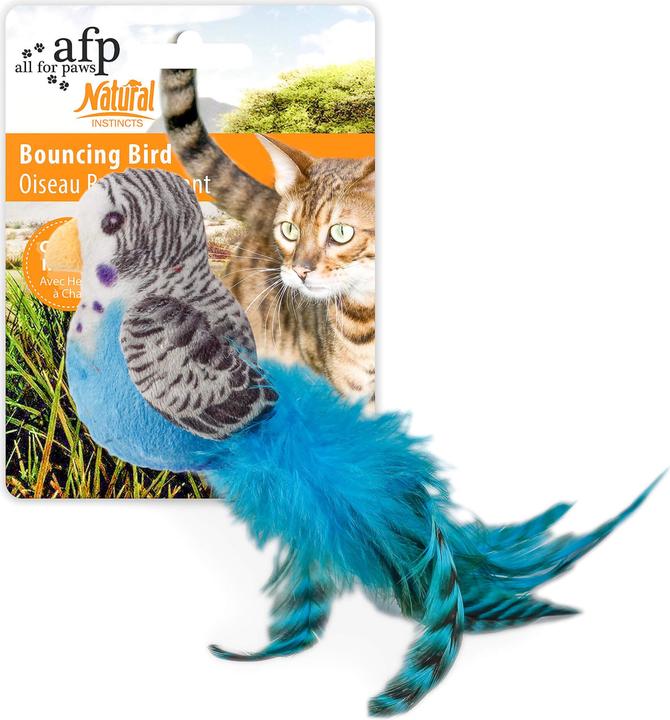 Productafbeelding All for Paws Natuurlijke instincten (Pluche speelgoed kat, Speelgoed met kattenkruid)