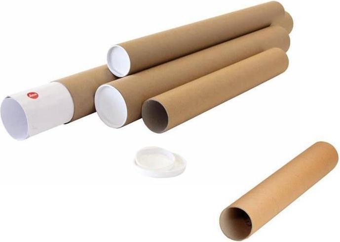 Produktbild Transpak Versandrohr Durchmesser 60mm Länge 430mm A2 braun Wandstärke 2mm (20 x)