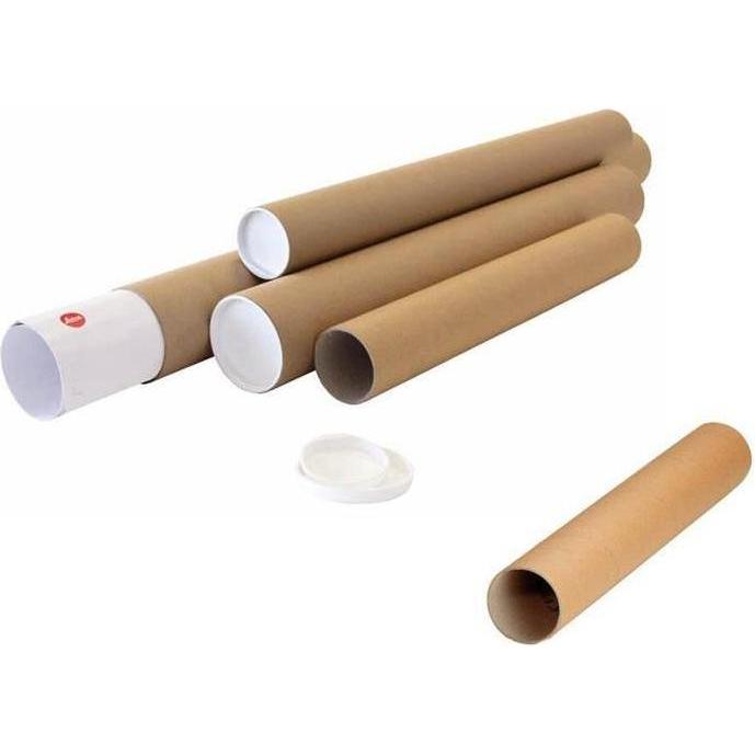Transpak Versandrohr Durchmesser 60mm Länge 430mm A2 braun Wandstärke 2mm (20 Stk., 6 x 43 cm) (5730041)