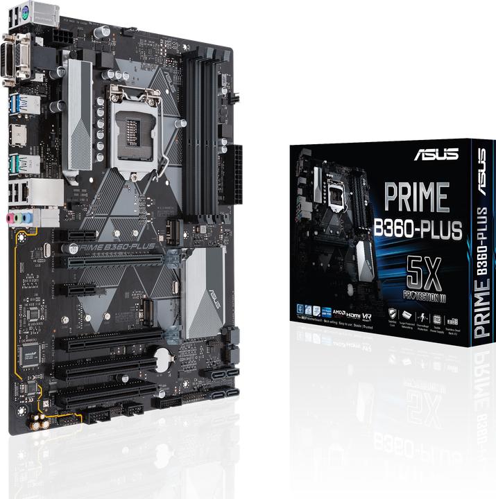 Produktbild ASUS Prime B360-Plus (LGA 1151, Intel B360, ATX)