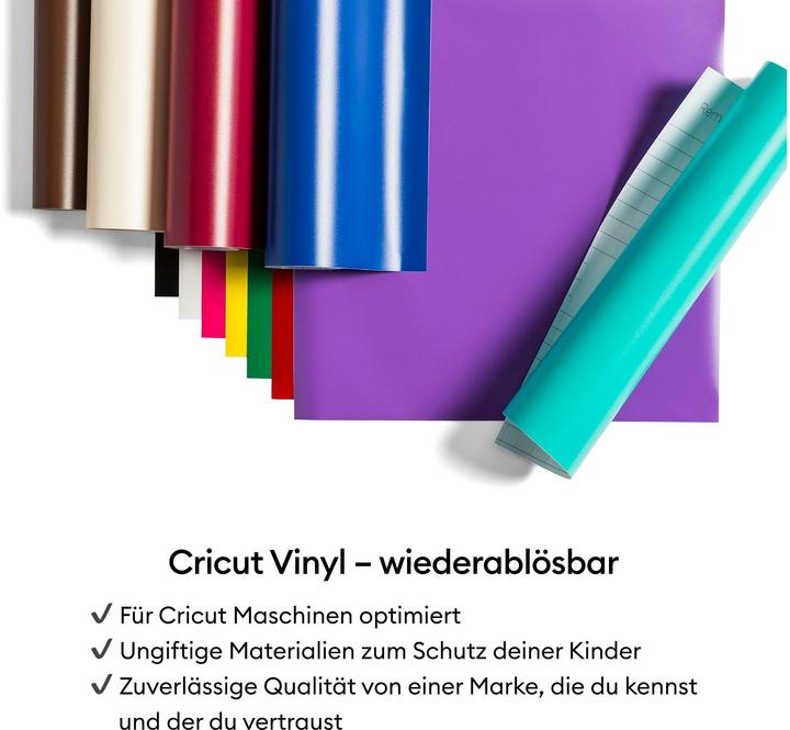 Produktbild Cricut Vinylfolie wiederablösbar 30.5 x 122 cm, 1 Stück