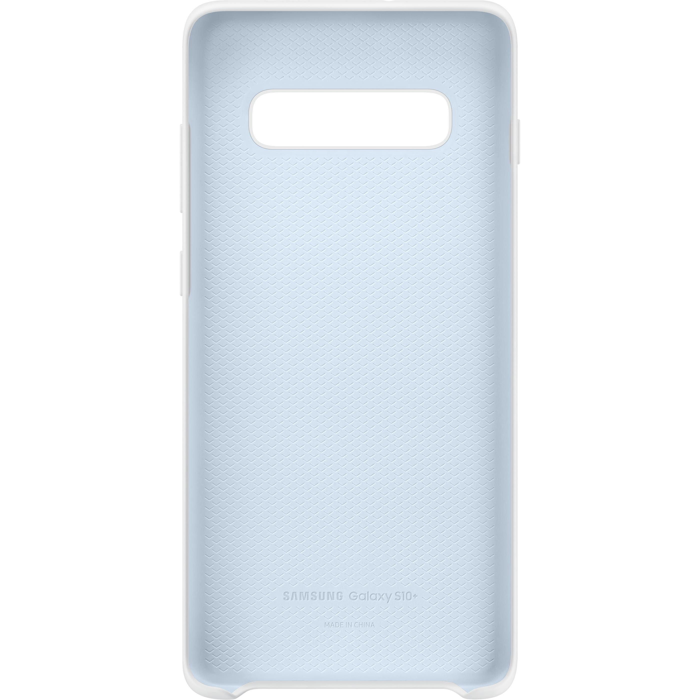 Thumbnail - Samsung Silicone Cover (Samsung Galaxy S10+), Smartphone Hülle, Weiss