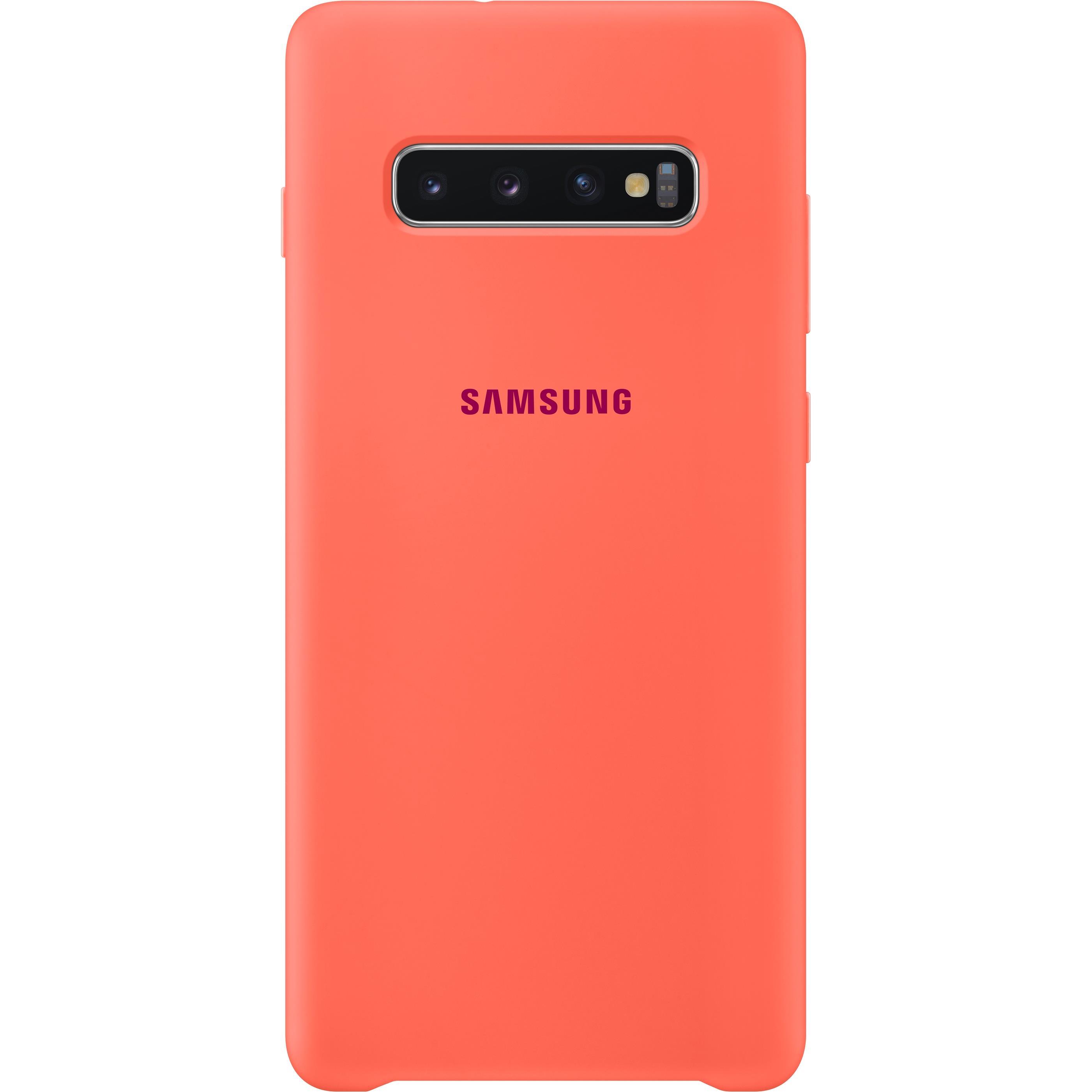 Thumbnail - Samsung Silicone Cover (Samsung Galaxy S10+), Smartphone Hülle, Pink