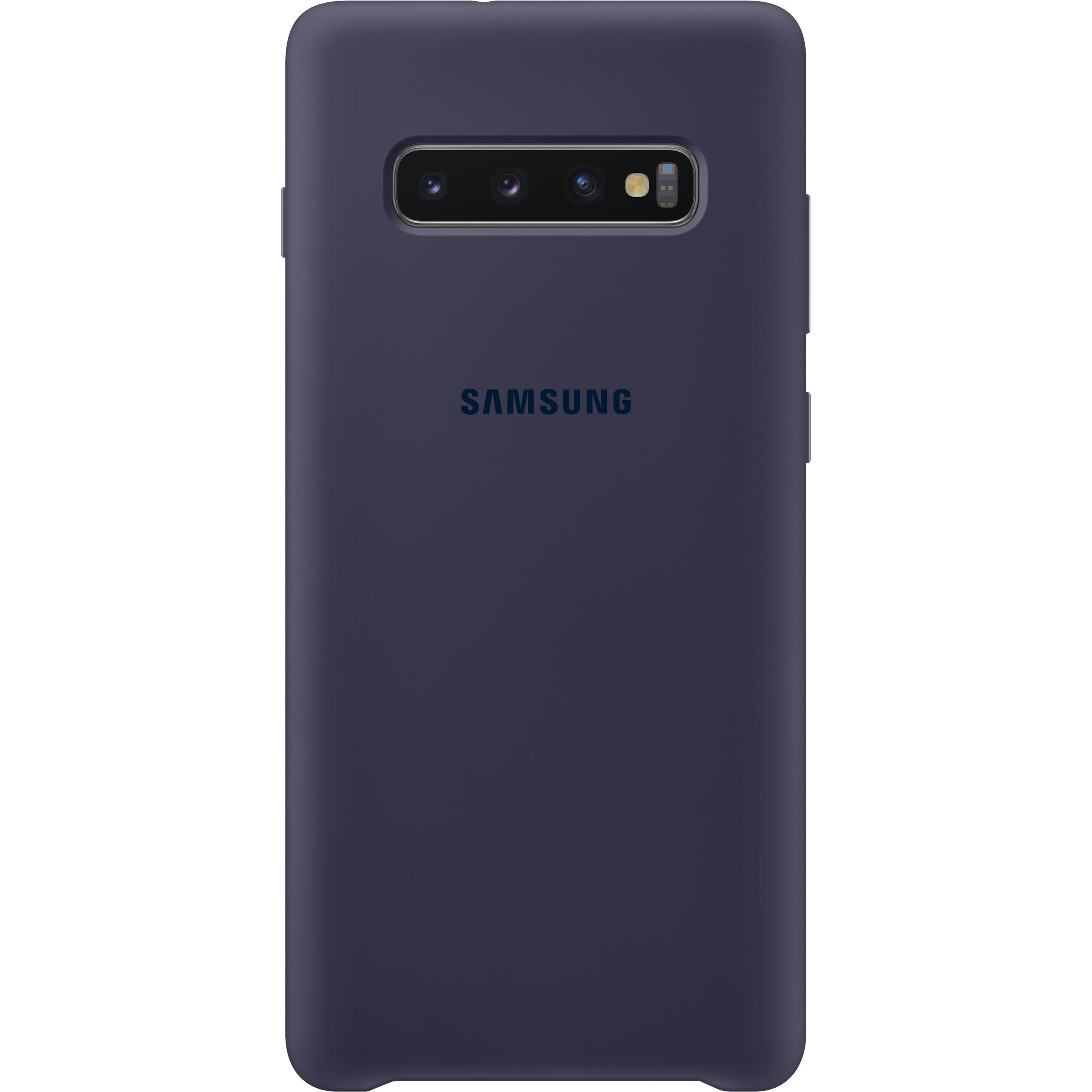 Samsung Silicone Cover (Samsung Galaxy S10+), Smartphone Hülle, Blau