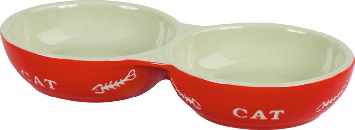 Kerbl Double bowl Cat Ceramic (0.20 l)