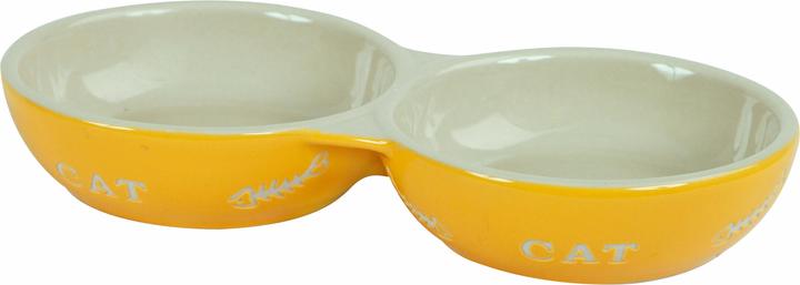 Actual product image Kerbl Double bowl Cat Ceramic (0.20 l)