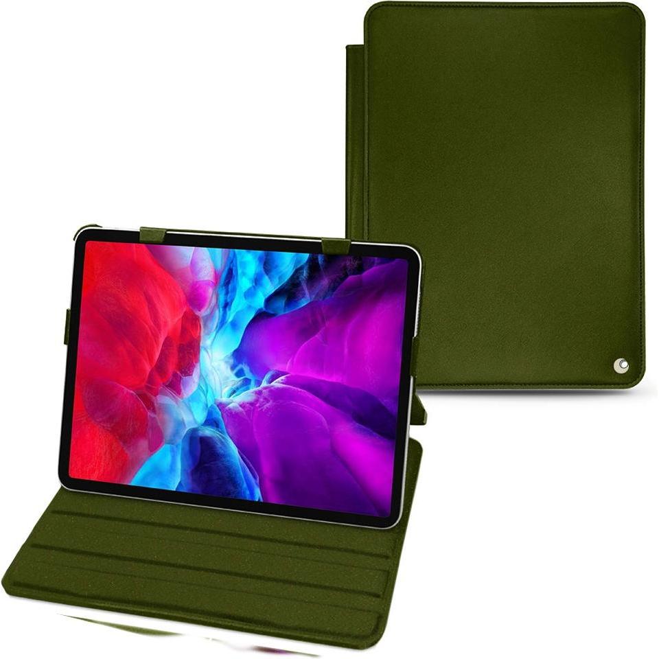 Noreve Lederschutzhülle horizontal (iPad Pro 11 2020 (2. Gen)), Tablet Hülle, Grün