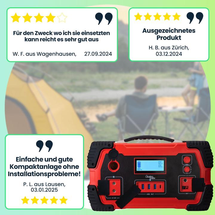 Produktbild Casativo Tragbare Powerstation (800 Wh, 7 kg)