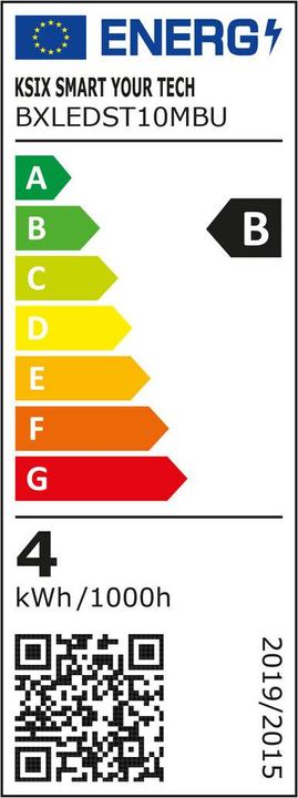 Energie-Label KSIX Colorled LED Bubbles Strip 10 M (Mehrfarbig, 1000 cm, Indoor)