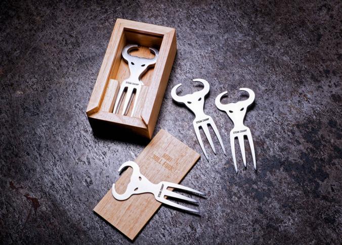 Produktbild Steakchamp Mini Bull-Fork 10er-Set