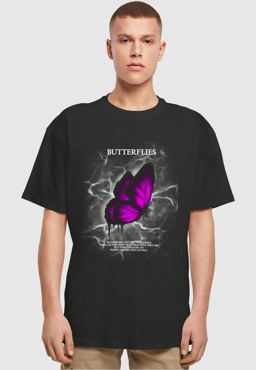 Produktbild Merchcode Butterflies Heavy Oversized Tee - 117179 (S)