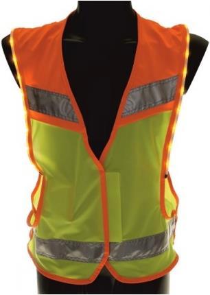 Actual product image Grossenbacher Flashing light vest Jack Pro