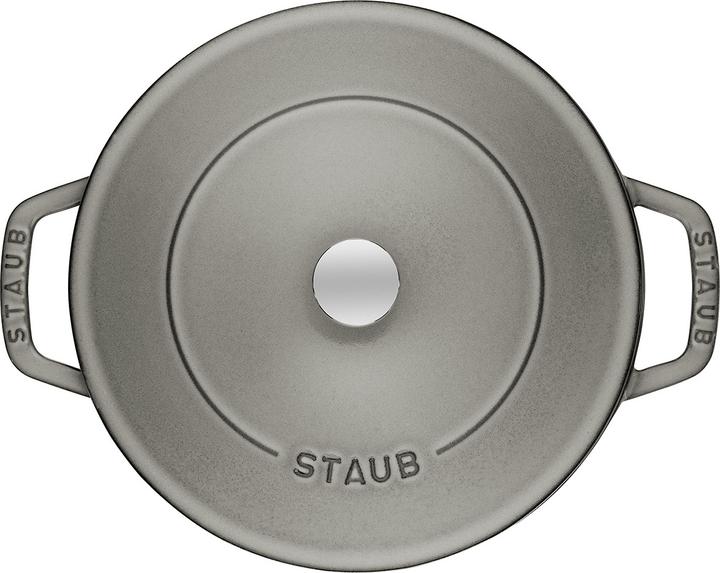 Image du produit Staub Rôtissoire avec Chistera Drop-Structure (24 cm, Cocotte + faitout, Fonte)