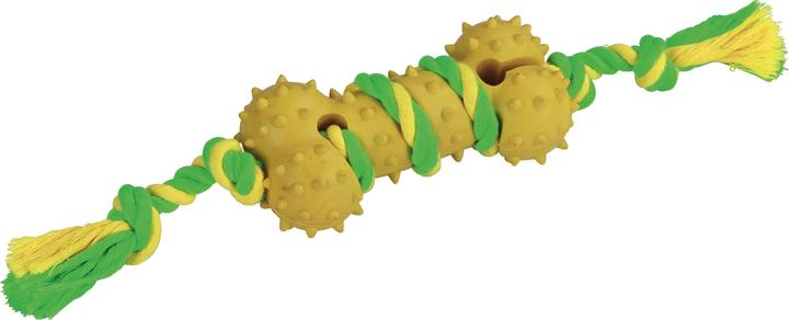 Image du produit Kerbl Jouets pour chien Bones Caoutchouc solideCoton (Jouet à mâcher pour chien)