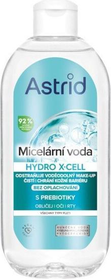 Actual product image Astrid Micellar water with prebiotics for all skin types Hydro X-Cell 400 ml (Micelle water, 400 ml)