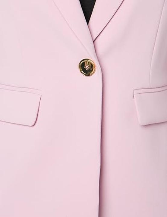 Actual product image Pinko Humahuaca Women's Crepe Stretch Jacket with Metal Button (36)