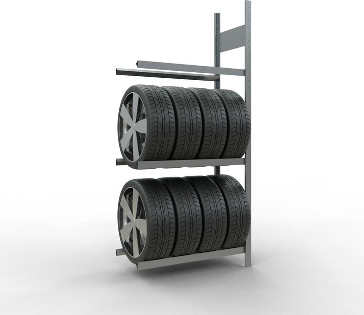 Produktbild Schulte Lagertechnik Räder-Anbauregal MULTIplus151