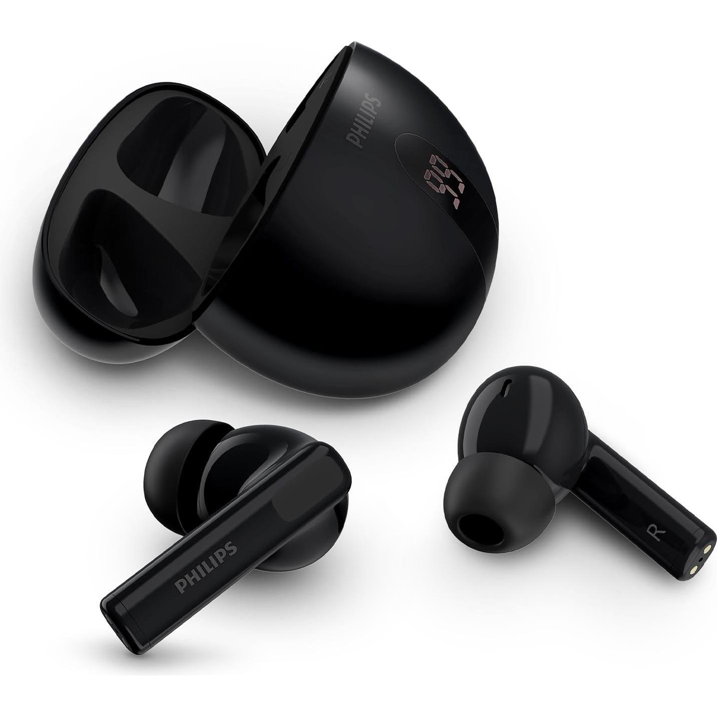 Philips TAT2520BK/00 (Anc, 4 H, Senza Fili), Cuffie, Nero