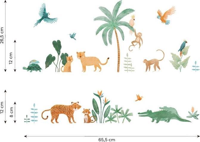 Lilipinso Wandsticker Tiere des Dschungels