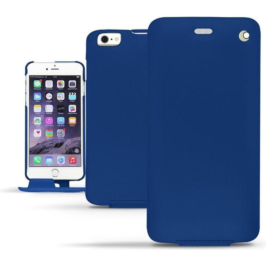Noreve Lederschutzhülle vertikal (Apple iPhone 6s), Smartphone Hülle, Blau