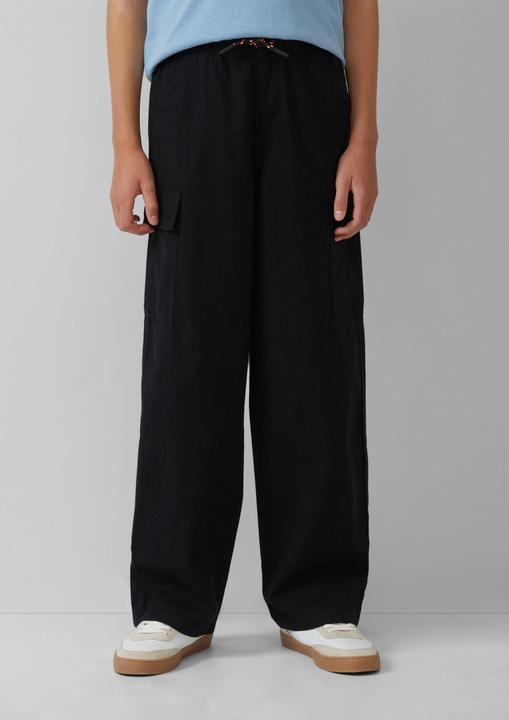 Actual product image S.Oliver Hose Baggy-Hose in Leinen-Optik im Relaxed Fit (170)