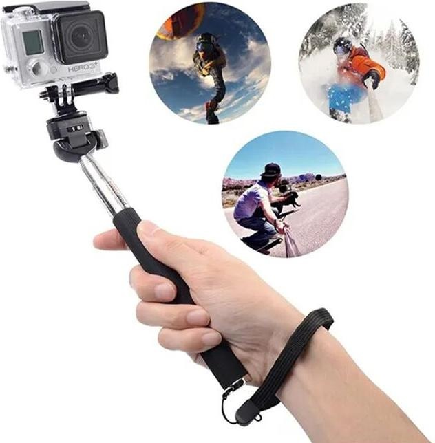 Actual product image Hermex Selfie Stick Monopod with Mount Adapter for GoPro & Xiaomi Yi Cam