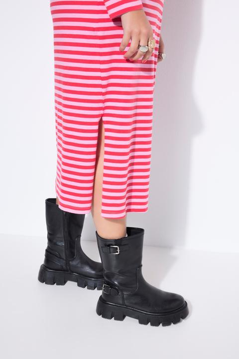 Produktbild Studio Untold Maxikleid, Jersey mit Ringeln, Langarm (54)