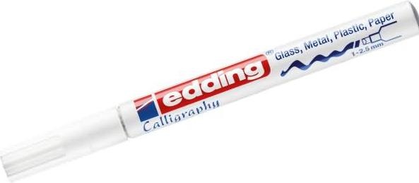 Image du produit Edding Feutre (Blanc, 2.50 mm, 1 x)