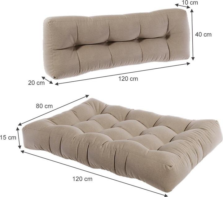 Actual product image Vicco Set Flocken (120 x 80 x 15 cm)