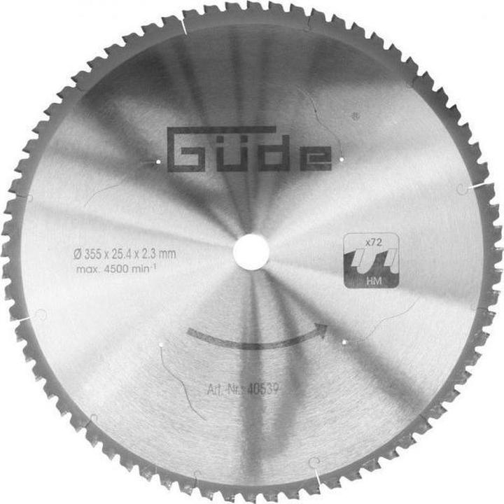 Immagine prodotto Güde Lama per sega circolare in metallo 350 mm T